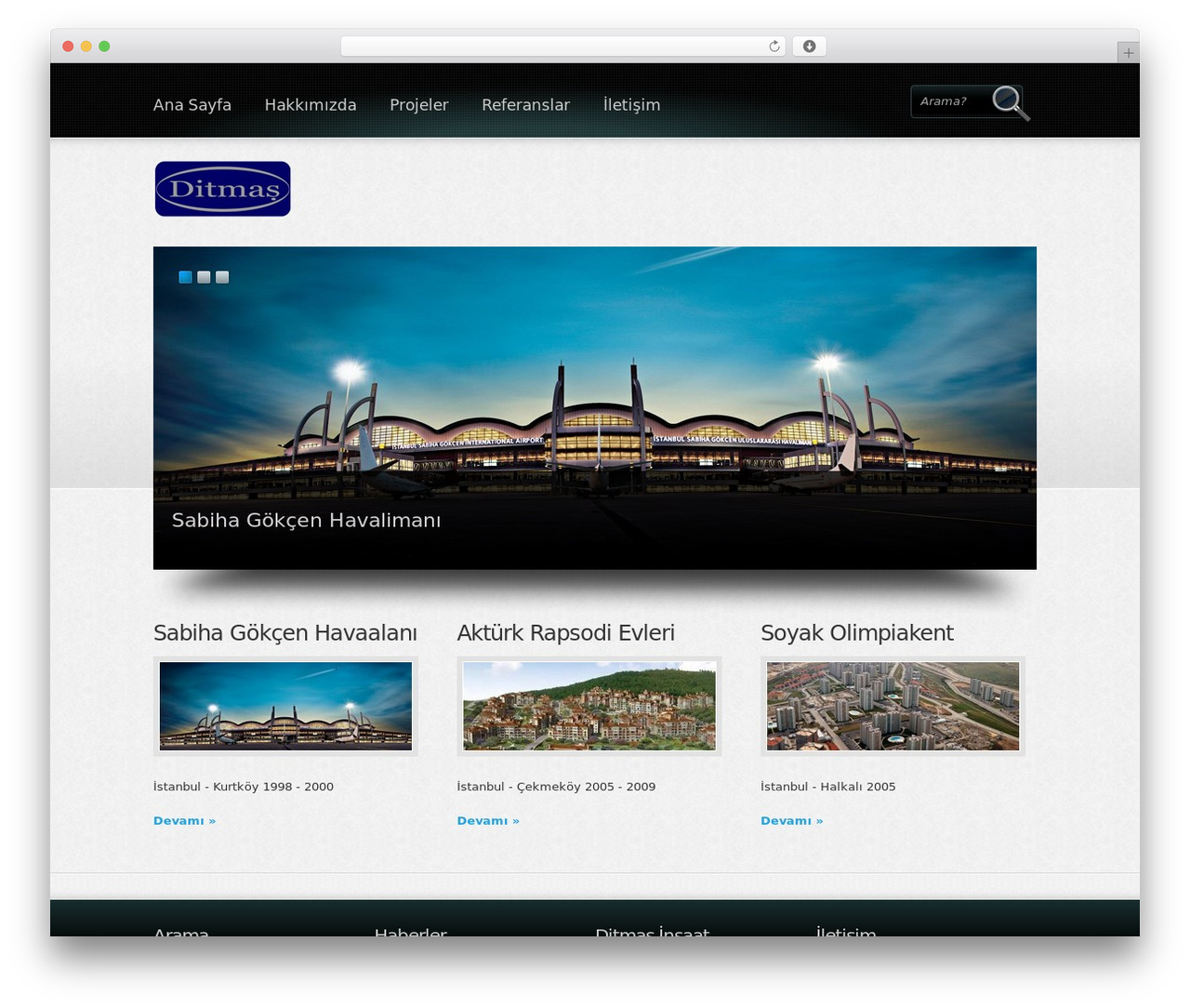 WordPress theme Boldy - ditmasinsaat.com
