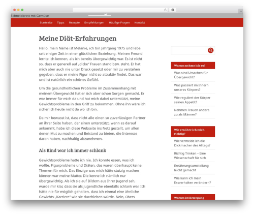 WordPress theme dietsuccess - diaeterfolg.com