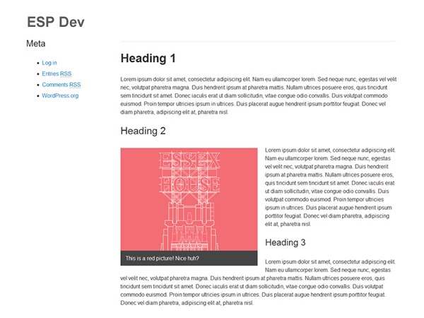 WordPress theme DLC Custom Theme by ESP Projects Ltd