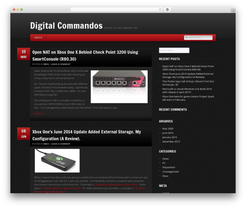 WordPress theme GamePress - digitalcommandos.com