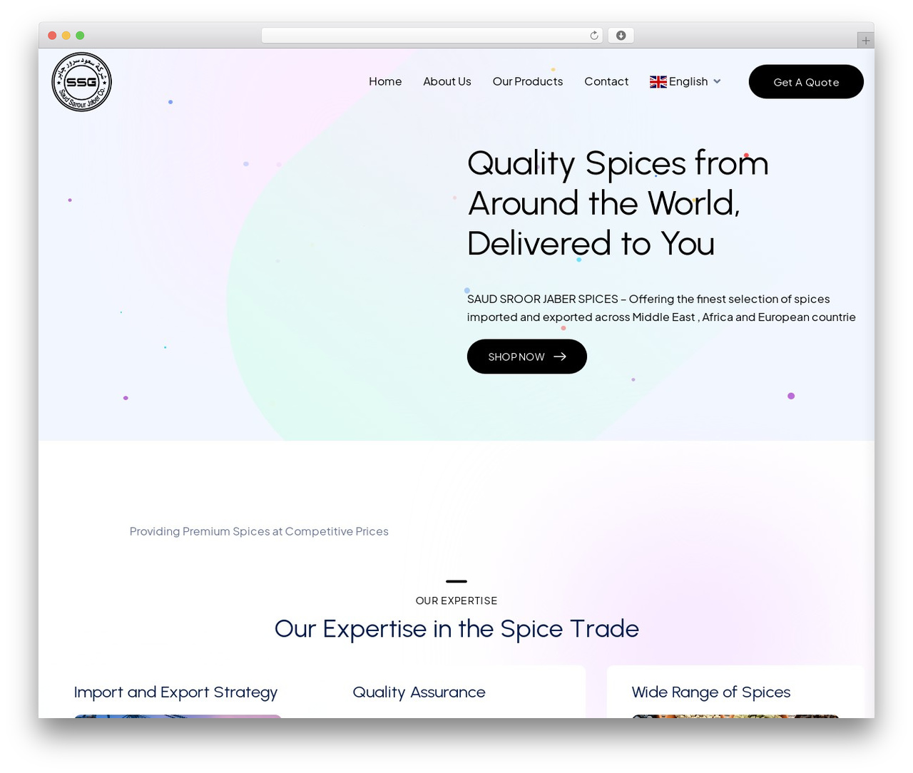 WordPress theme Gerow - saudsroor.com