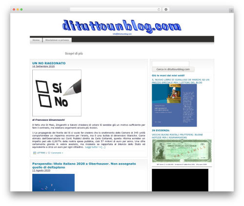 WordPress theme Silver Light - dituttounblog.com WordPress theme Silver Light - dituttounblog.com