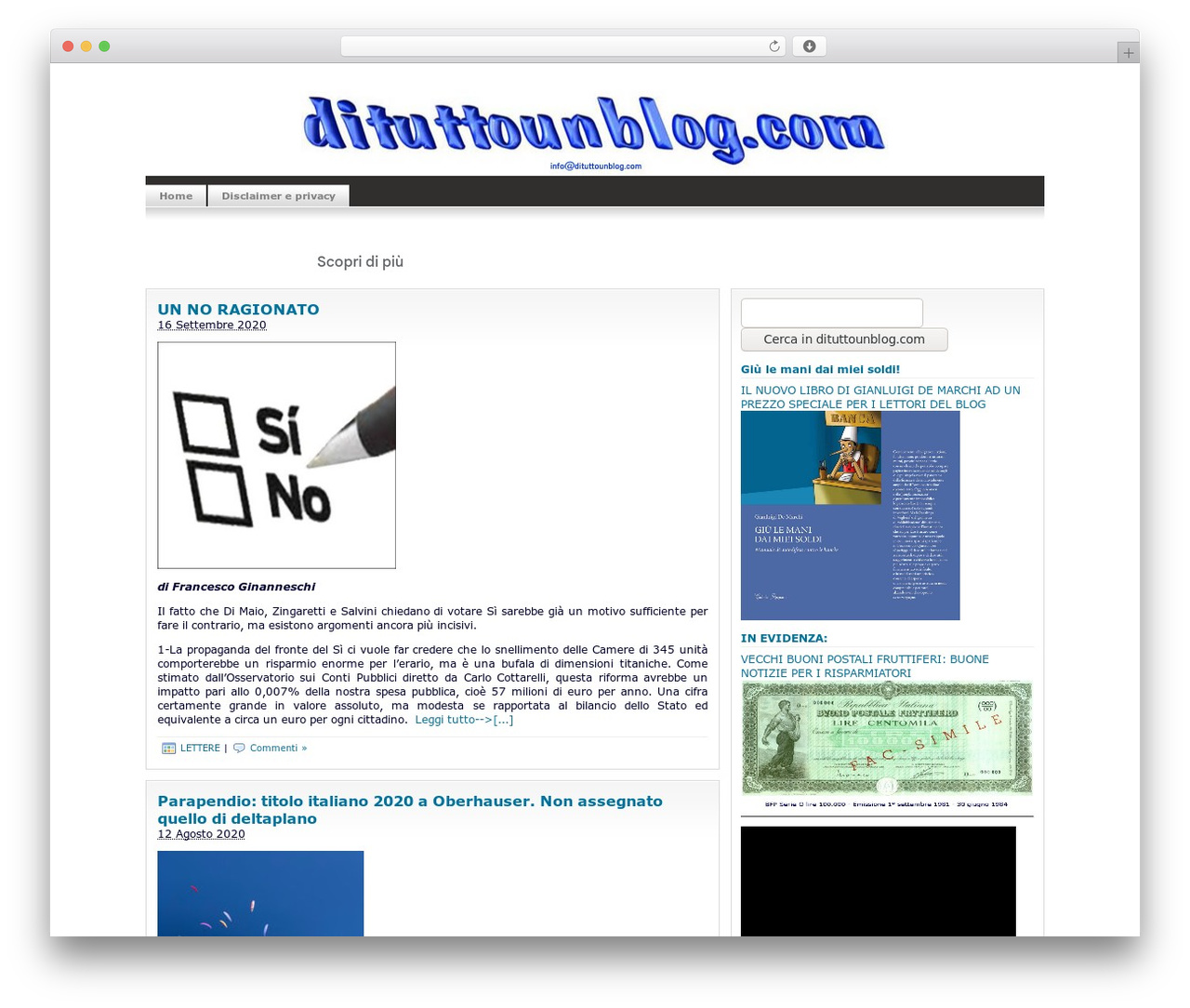 WordPress theme Silver Light - dituttounblog.com WordPress theme Silver Light - dituttounblog.com