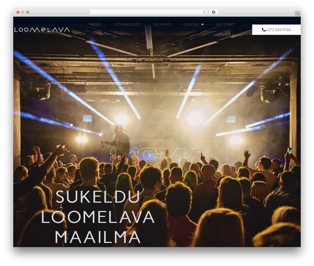 WordPress website theme Hello Elementor - loomelava.ee