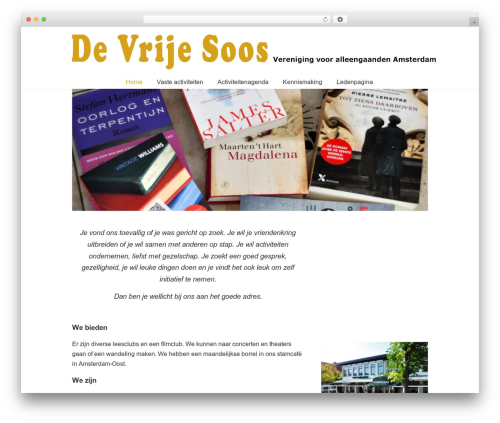 WordPress website theme U-Design - devrijesoos.nl