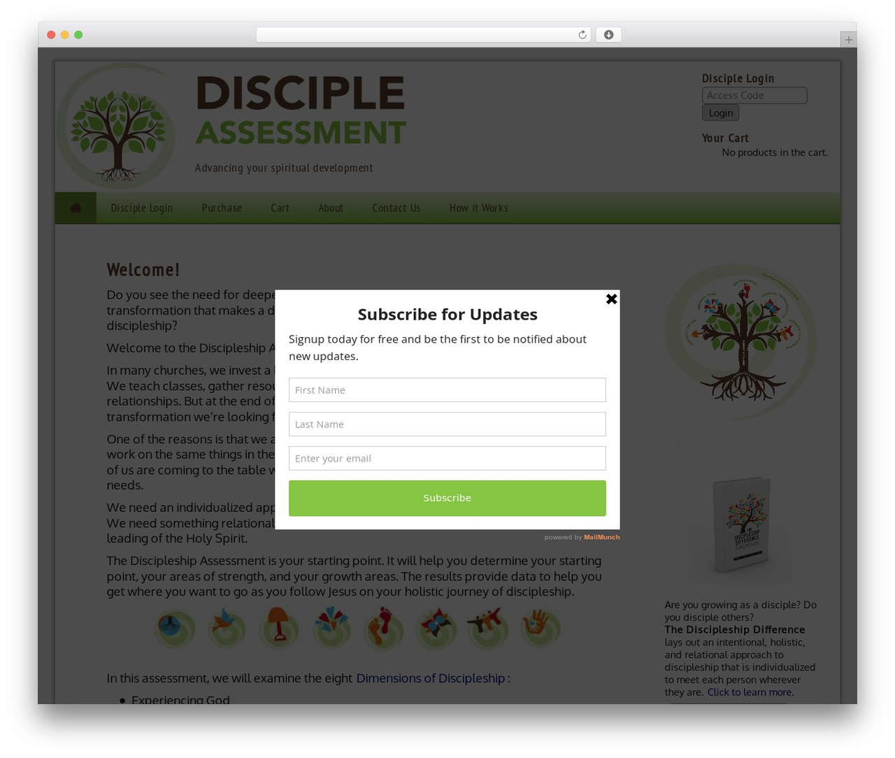 WP theme Discipleship Assessment Theme - discipleassessment.com WP theme Discipleship Assessment Theme - discipleassessment.com