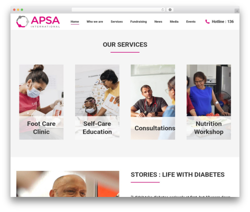 WP theme The7 Classic - apsa.mu