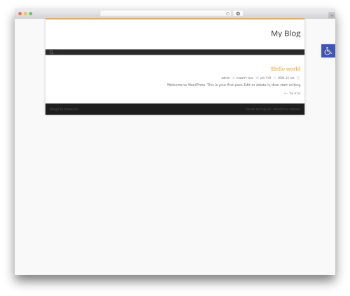 WP theme Titanium - lp7.co.il