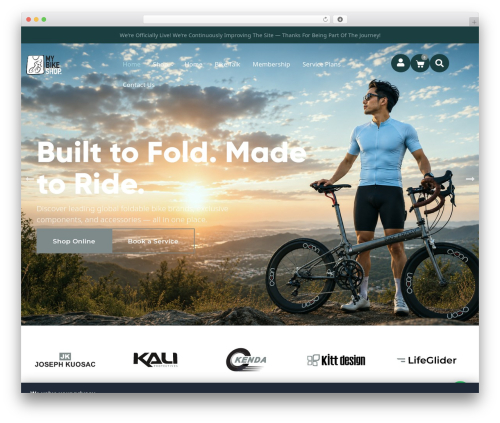 Yokoo WordPress theme - mybikeshop.com.sg