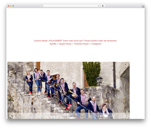 Andy WordPress theme - powerpolkaband.ch