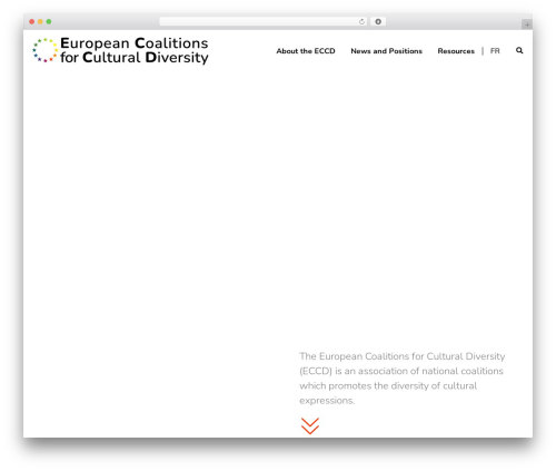 Astra WordPress theme - europeancoalitions.eu