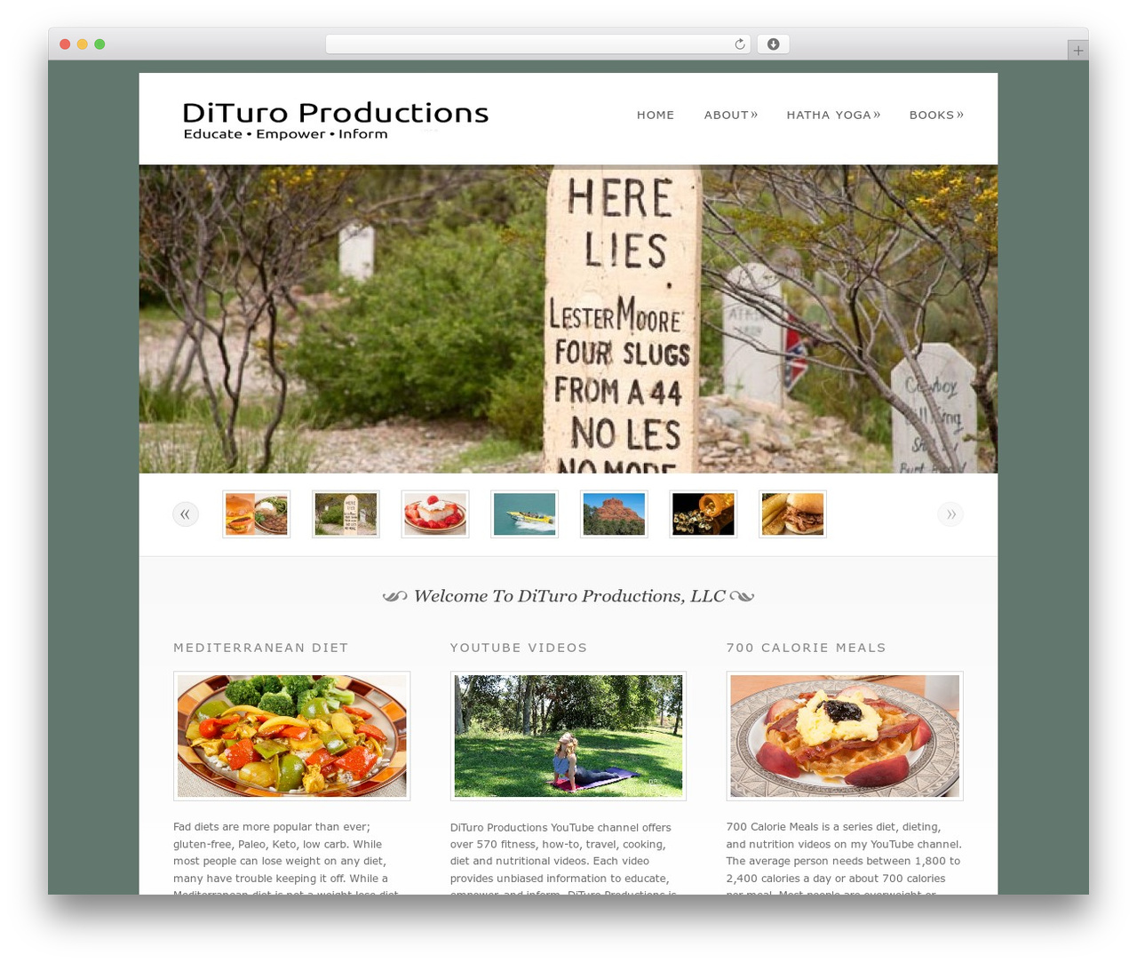 Dandelion WordPress website theme - dituroproductions.com