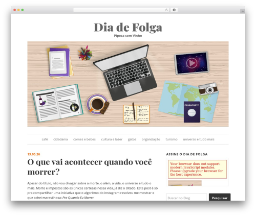 Daniela WordPress page theme - diadefolga.com