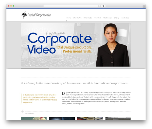Digital Forge WP theme - digitalforgemedia.com