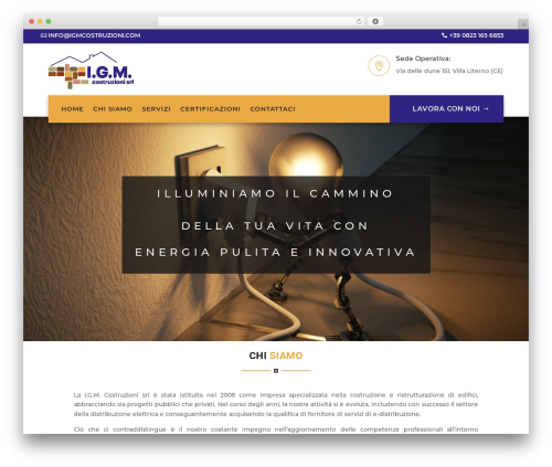 Divi premium WordPress theme - igmcostruzioni.com