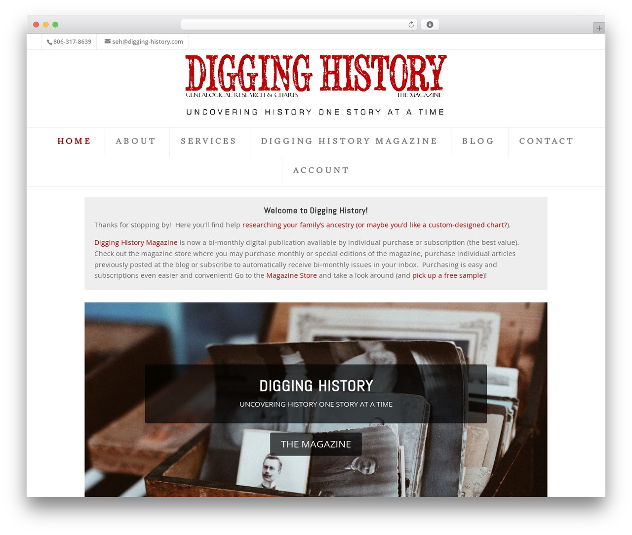 Divi WordPress theme - digging-history.com Divi WordPress theme - digging-history.com