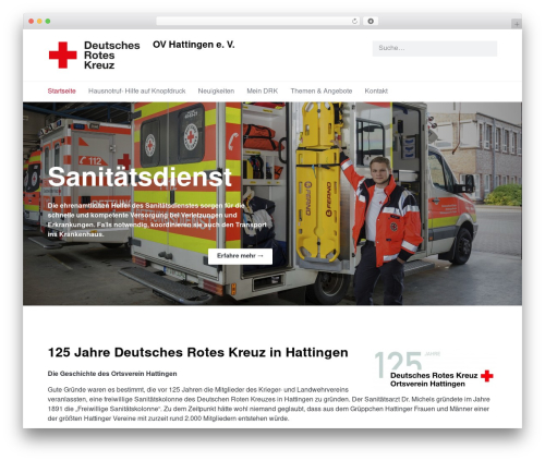DRKWordPress WordPress theme - drk-hattingen.de