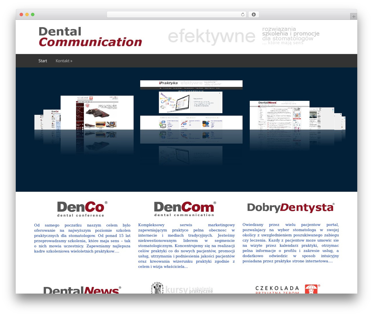 Dynamik-Gen WordPress page theme - dentalcom.pl