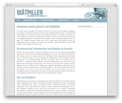 Exciter theme WordPress - diaetpillen.net