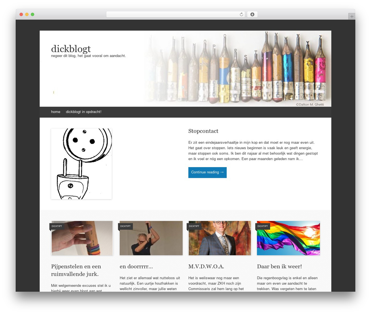 Expound WP theme - dickblogt.nl