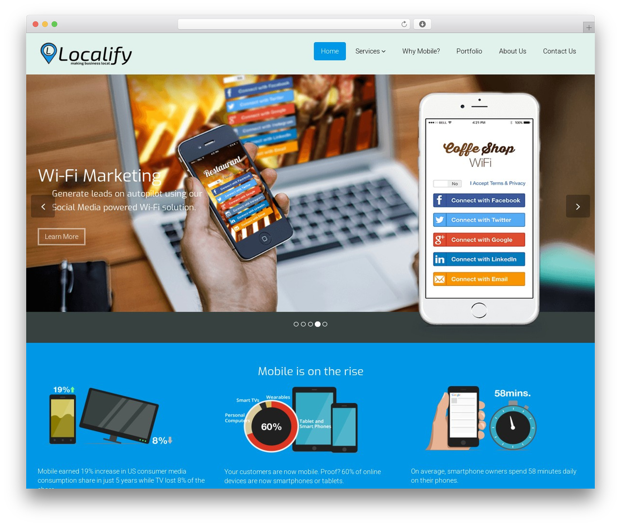 Flat Theme WP theme - localify.ca Flat Theme WP theme - localify.ca