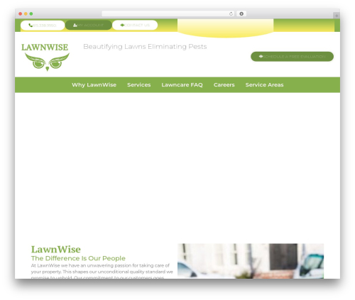 Hello Elementor WordPress theme - yourlawnwise.com