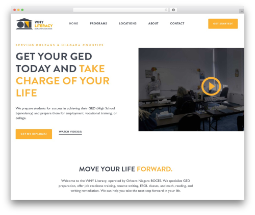 JupiterX theme WordPress - wnyliteracy.com