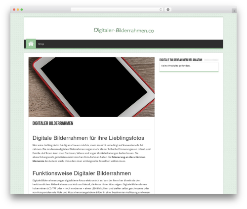Sahifa WP theme - digitaler-bilderrahmen.co