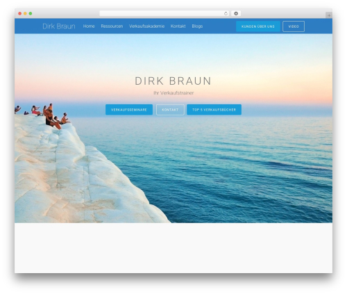 Tesseract WordPress theme - dirkbraun.com
