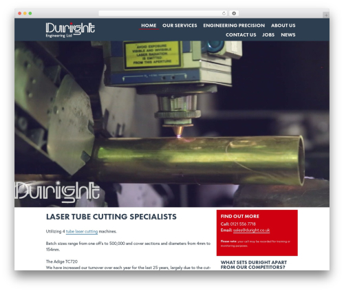 Theme WordPress Duright Responsive - duright.co.uk