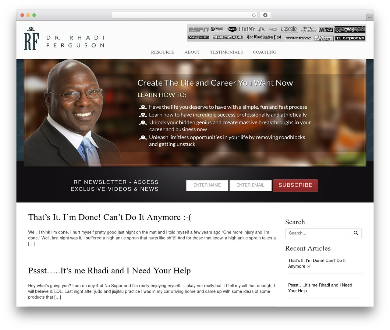 Theme WordPress Rhadi Ferguson - drrhadiferguson.com