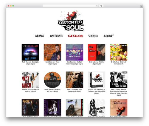 Theme WordPress Sample Child Theme - distortedsoul.com