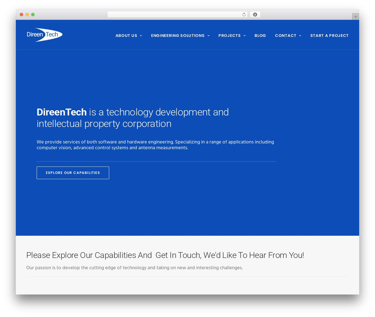 Uncode WP theme - direentech.com