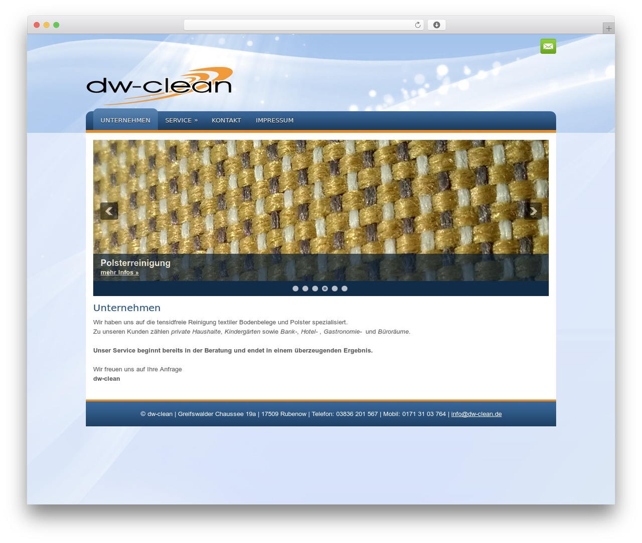 WordPress theme Comite - dw-clean.de