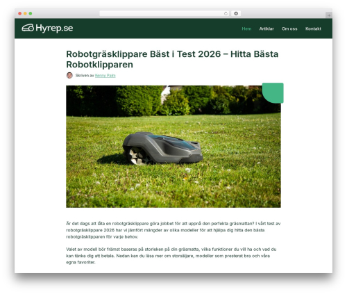 WordPress theme GeneratePress - hyrep.se