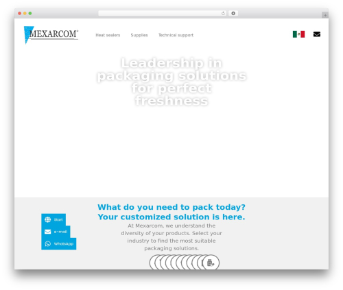 WordPress theme Braintech - mexarcom.com