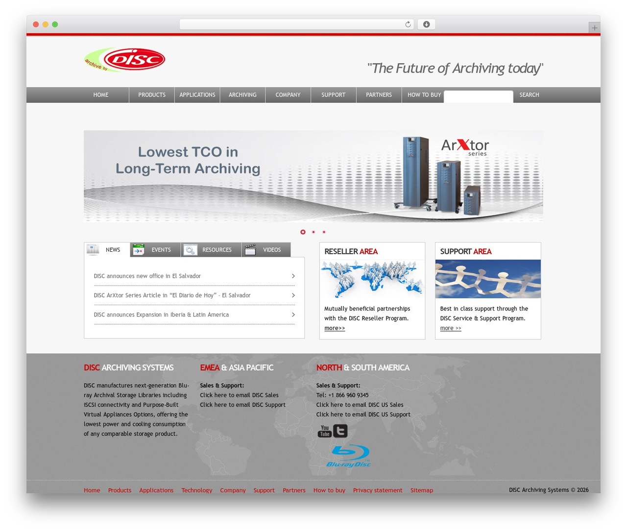 WordPress theme DISC Theme - discarchiving.com