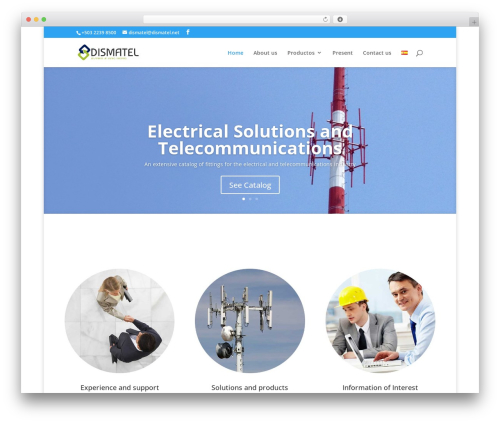 WordPress theme Divi - dismatel.net