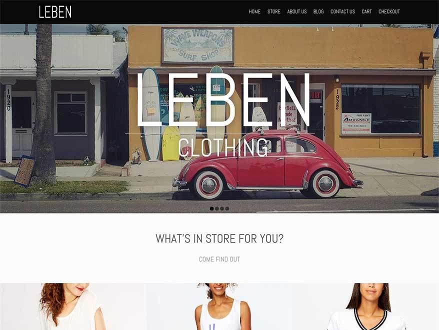 WordPress theme Leben Theme Bundle (Child Theme)