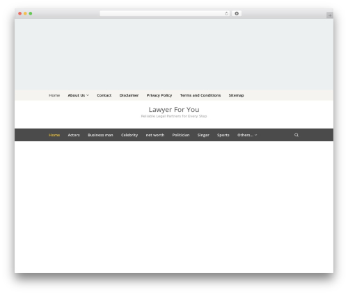 WordPress theme Superfast - lawyerforyou.us