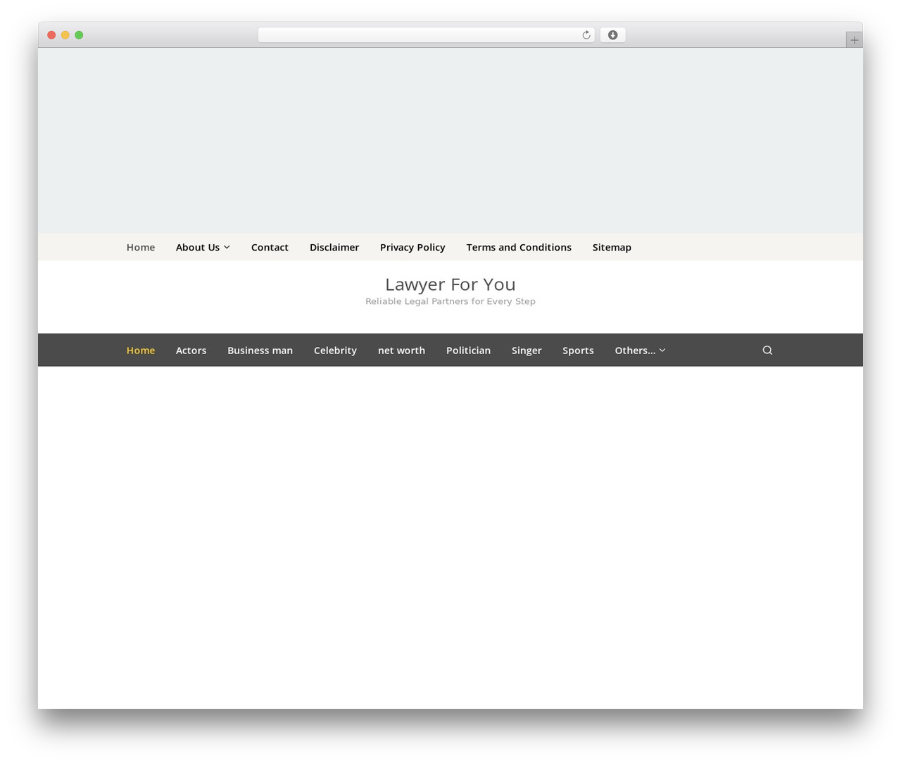 WordPress theme Superfast - lawyerforyou.us