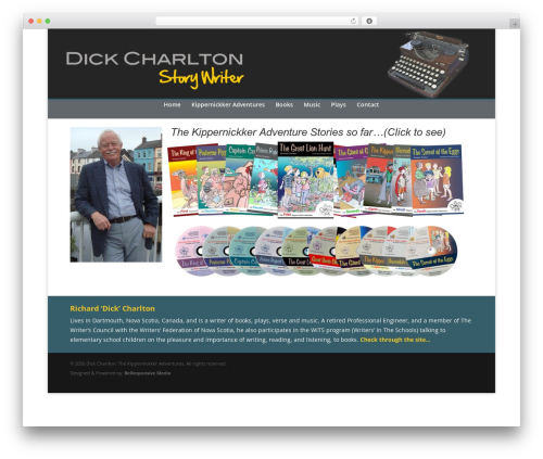 WP theme BeResponsive Child Theme - dickcharlton.com