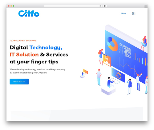 Braintech WordPress theme - citfo.com