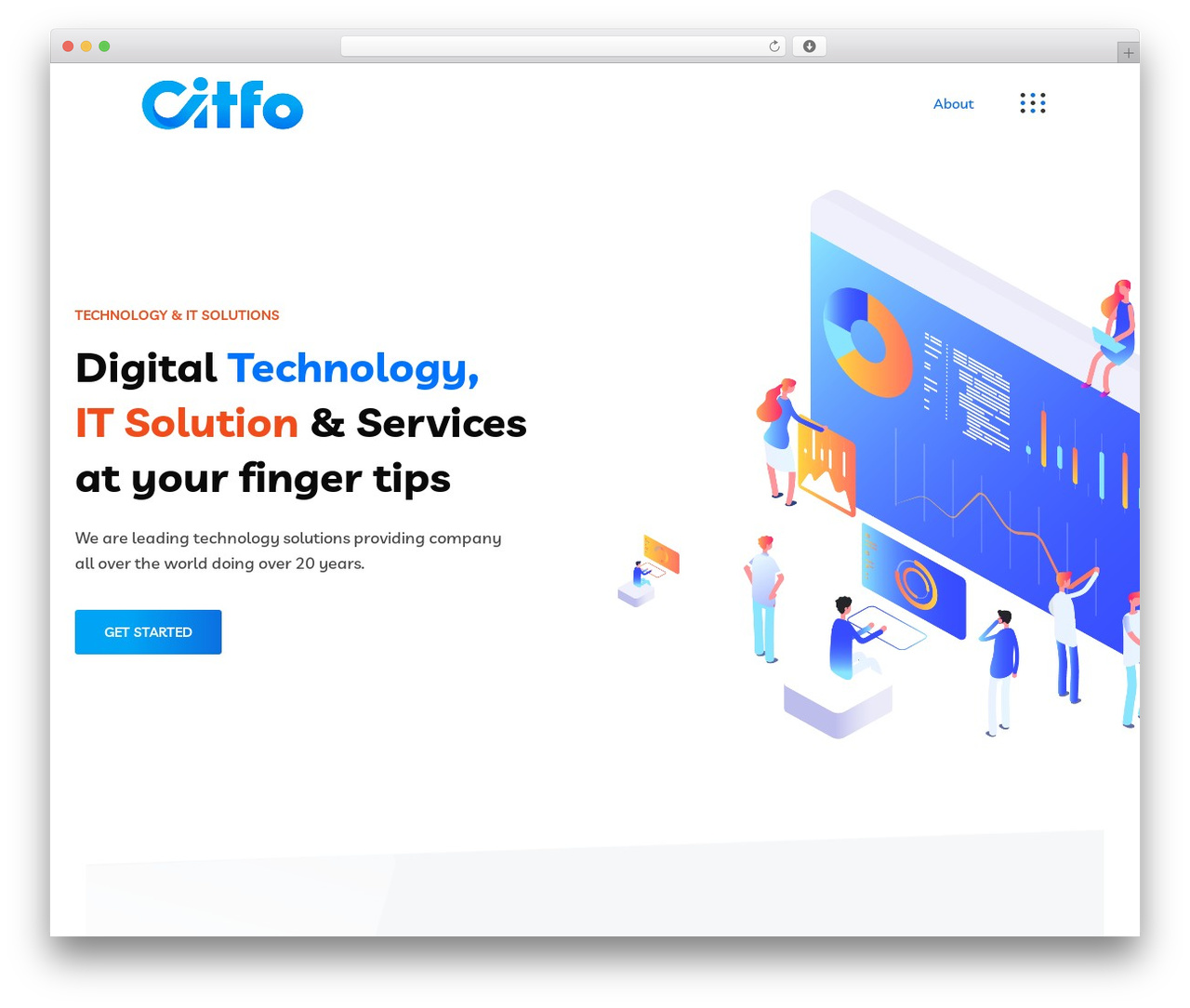 Braintech WordPress theme - citfo.com Braintech WordPress theme - citfo.com