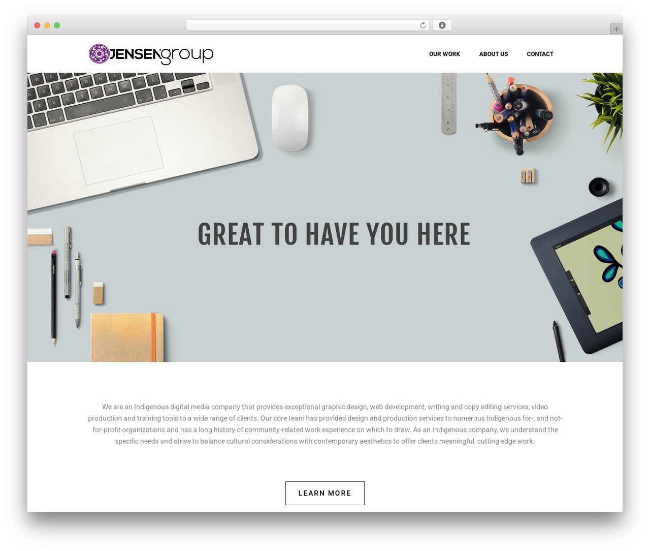 Brick WordPress theme - jensengroup.ca