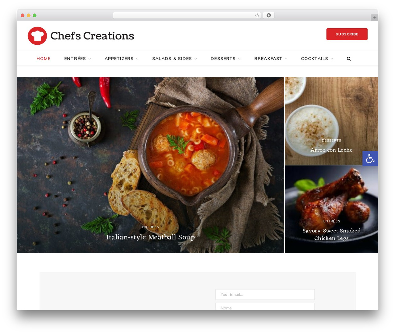 CheerUp WordPress theme - thechefscreations.com CheerUp WordPress theme - thechefscreations.com