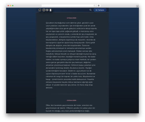 Customify theme WordPress - denizthe.com