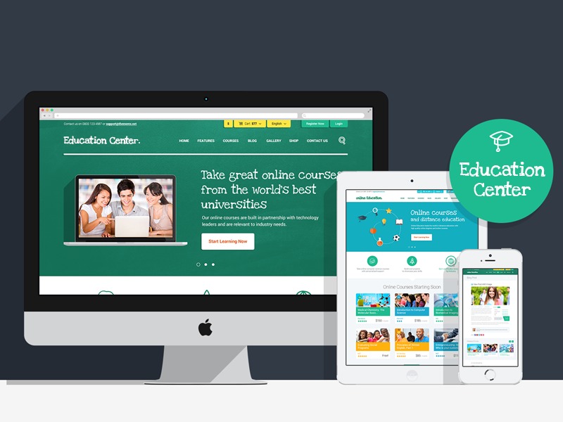 Center сайты. Education Center Template. Education Preview. Education Center Автор: good looking Themes. Central Theme.