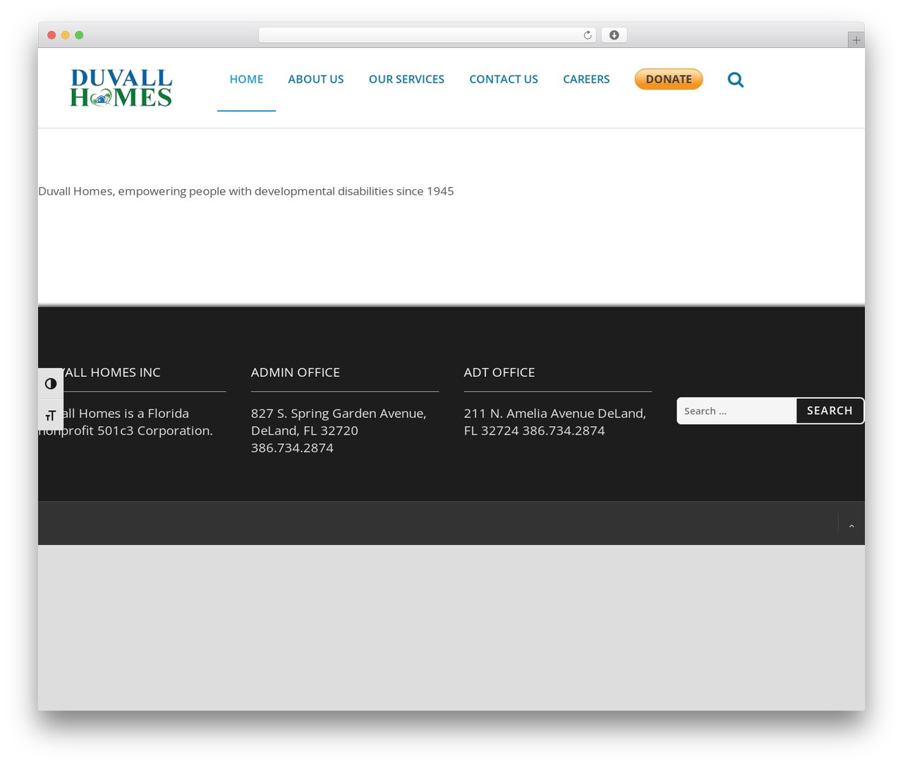 Educator WordPress theme - duvallhomes.org