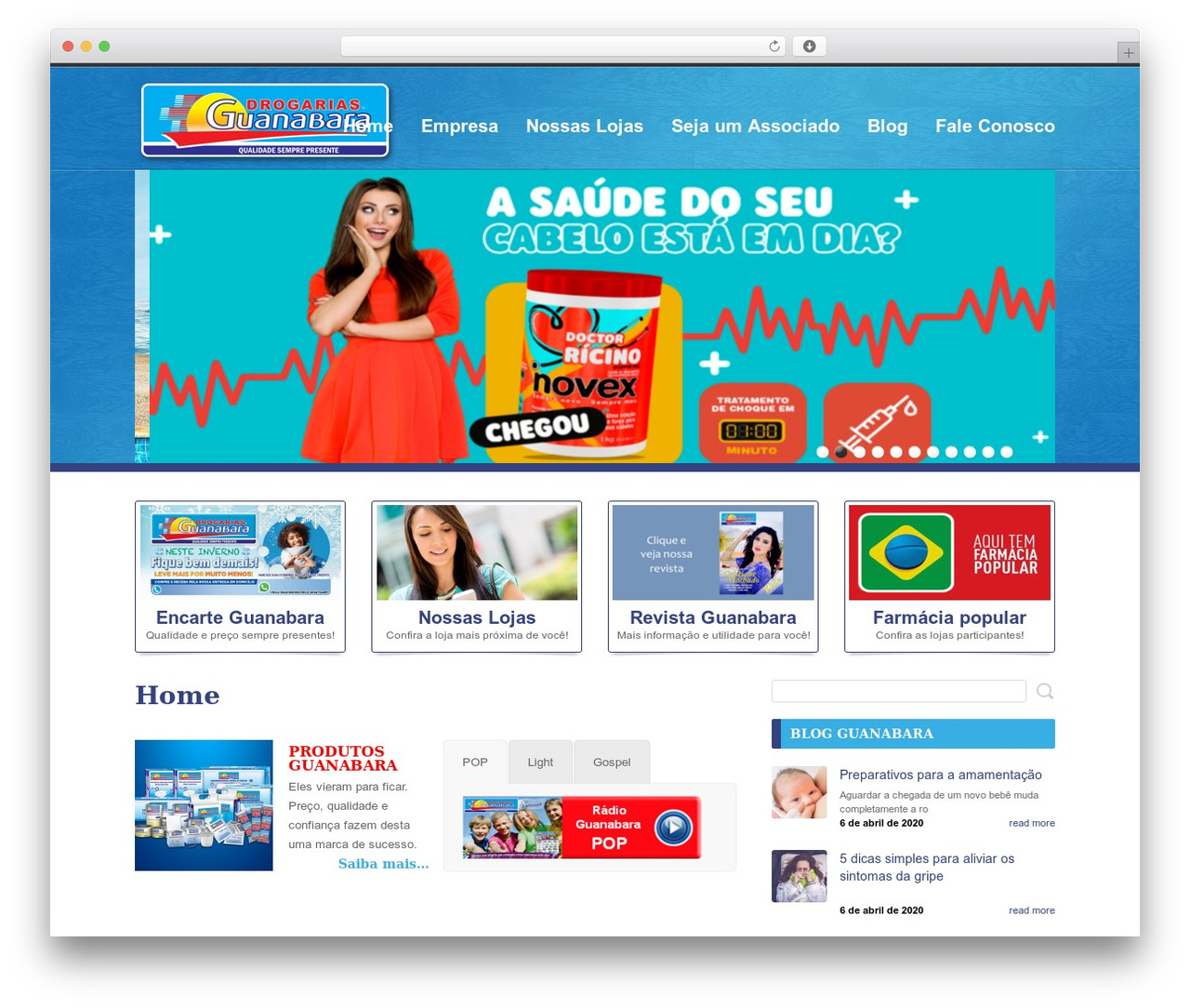 Halfscreen WordPress theme - drogariasguanabara.com.br Halfscreen WordPress theme - drogariasguanabara.com.br
